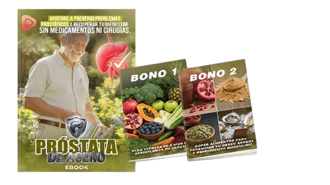 Paquete Próstata de Acero incluye ebook + 2 bonos